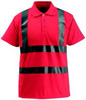 Koszulka polo MASCOT® Bowen, kolor: czerwień hi-vis, rozmiar: 4XL