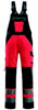 Ogrodniczki z kieszeniami na kolanach MASCOT® Gosford, kolor: czerwień hi-vis/ciemny antracyt, rozmiar: 82C46