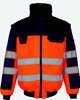 Kurtka pilotka MASCOT® Livigno, kolor: pomarańcz hi-vis/granat, rozmiar: 2XL