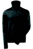 Bluza polarowa, krótkim zamkiem blyskawi, kolor: ciemny antracyt/czerń, rozmiar: 3XL