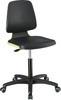 Krzesło Labsit 2, zielone, pianka integr. na kółkach