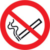 "Zakaz palenia, folia PVC, samoprzyl.