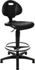 Krzesło robocze TEC 20, Counter PU, czarne