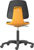 Krzesło obrotowe robocze (laboratoryjne) Labsit 2, na kółkach, pianka poliuretanowa, kolor pomarańczowy
