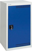 Szafa ekologiczna BASIC plus, 2 półki wannowe, 500 x 500 x 900 mm, kolor niebieski