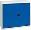Szafa ekologiczna BASIC plus, 2 półki wannowe, 1000 x 500 x 900 mm, kolor niebieski