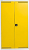 Szafa ekologiczna BASIC plus, 4 półki wannowe, 1000 x 500 x 1800 mm, kolor żółty ostrzegawczy
