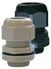 Dławnice SlimTop IP68 z uszczelką oraz nakrętką kontrującą, przemysłowe, M12 x 3 - 6,5, kolor czarny
