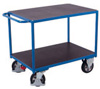 Ciężki wózek stołowy z 2 powierzchniami użytkowymi 1190 mm