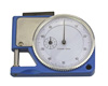 Grubościomierz zegarowy 0 - 10 mm, kieszonkowy, wysięg 10 mm, płaskie talerzyki pomiarowe 5 mm